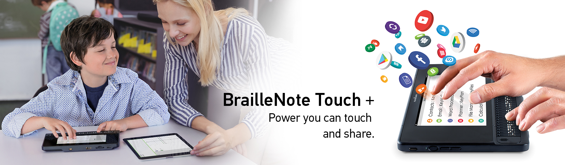 BrailleNote Touch 18 Plus Inclusive Technology International